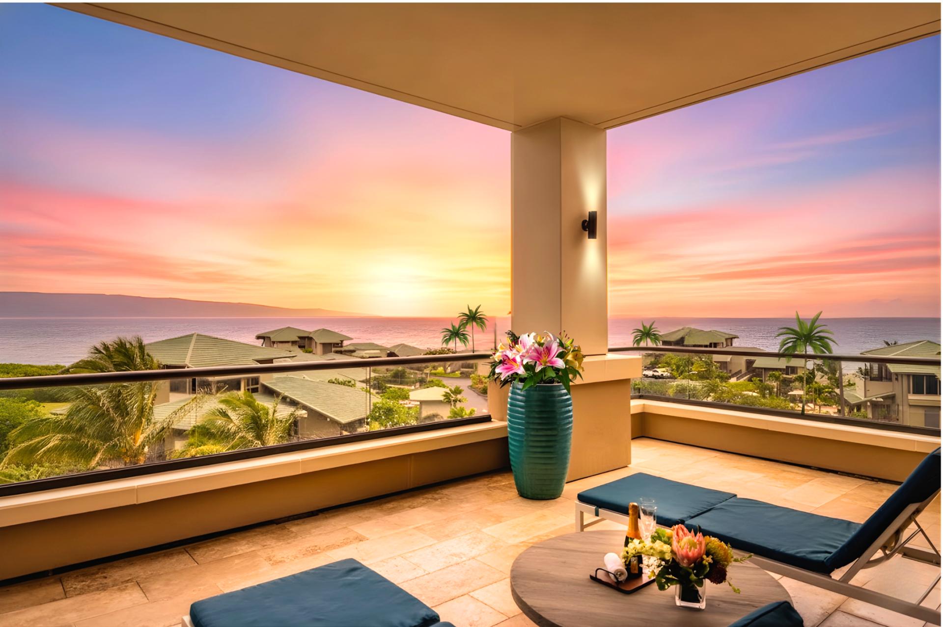 Relax on your private lanai and watch the sun drift slowly over the Pacific.  Welcome to Villa 6302!