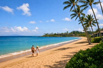 Direct access to the soft sands and world-class snorkeling of Napili Bay.
