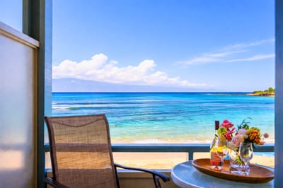 Crystal clear turquoise waters just steps away from your door.