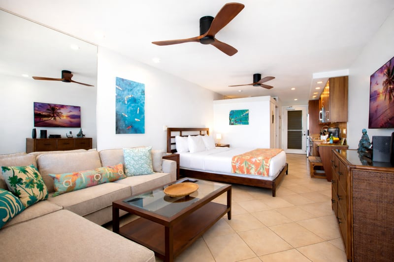 Spacious open-concept layout perfect for relaxing or entertaining.