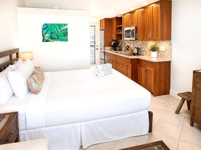 A serene tropical retreat designed for the ultimate night's sleep.