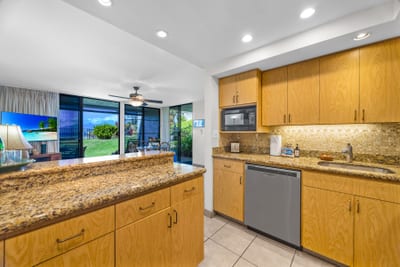 Convenient appliances such as a dishwasher and microwave make cooking a breeze NAP-A24