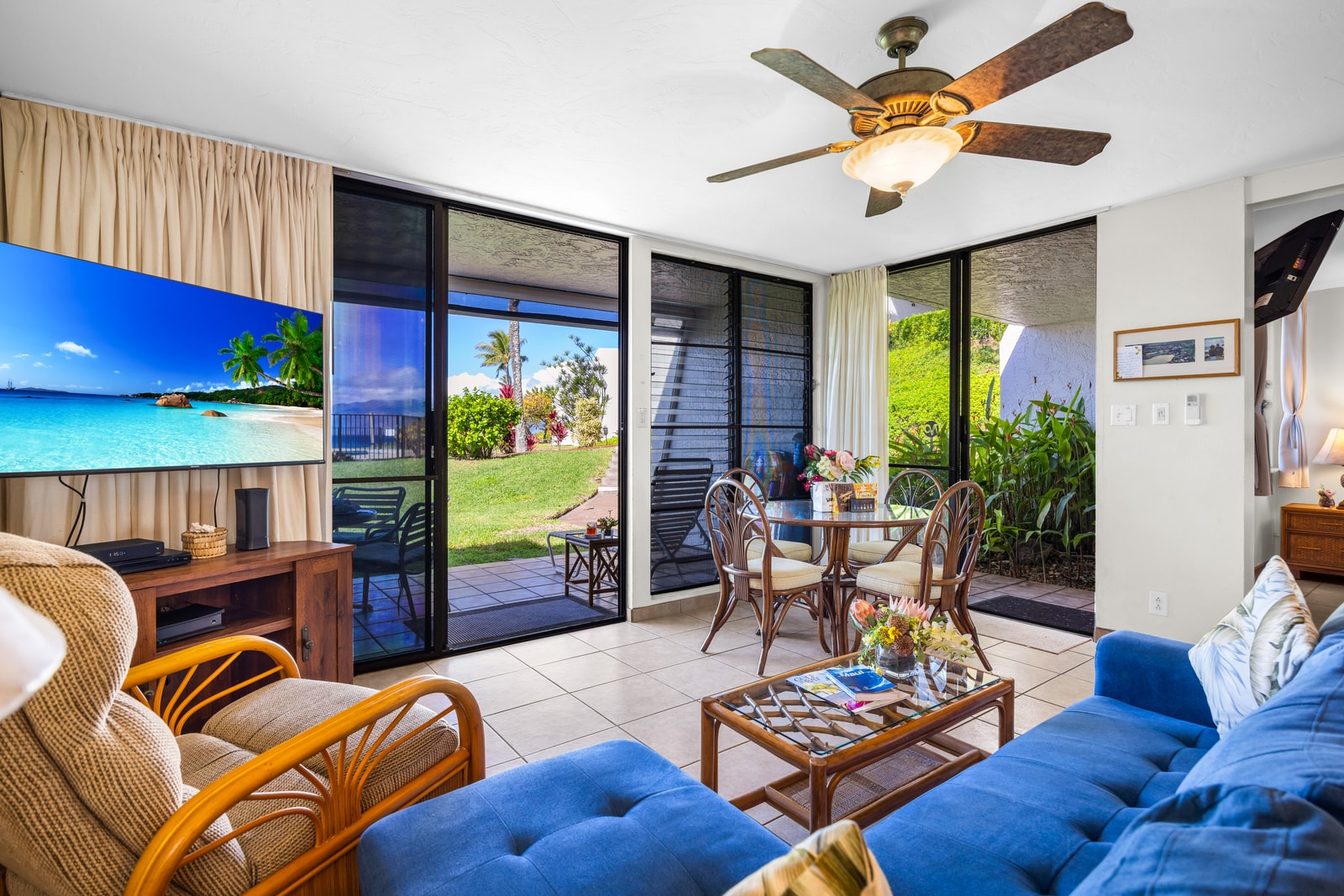 Sink into comfortable seating and enjoy indoor outdoor island living NAP-A24