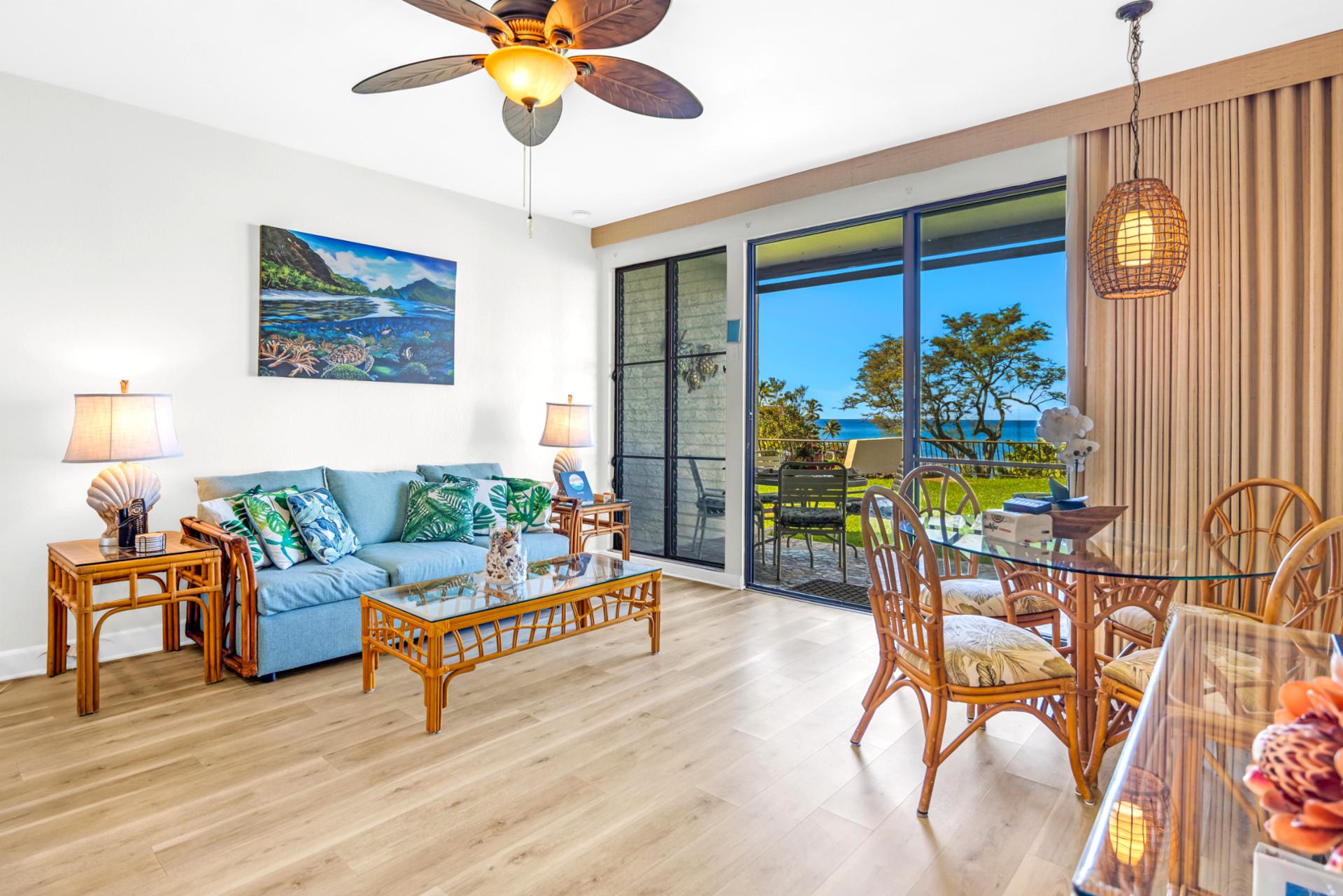 Open dining and living area designed for togetherness NAP-B42