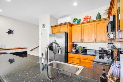 A bright kitchen counter ready for morning coffee NAP-B42