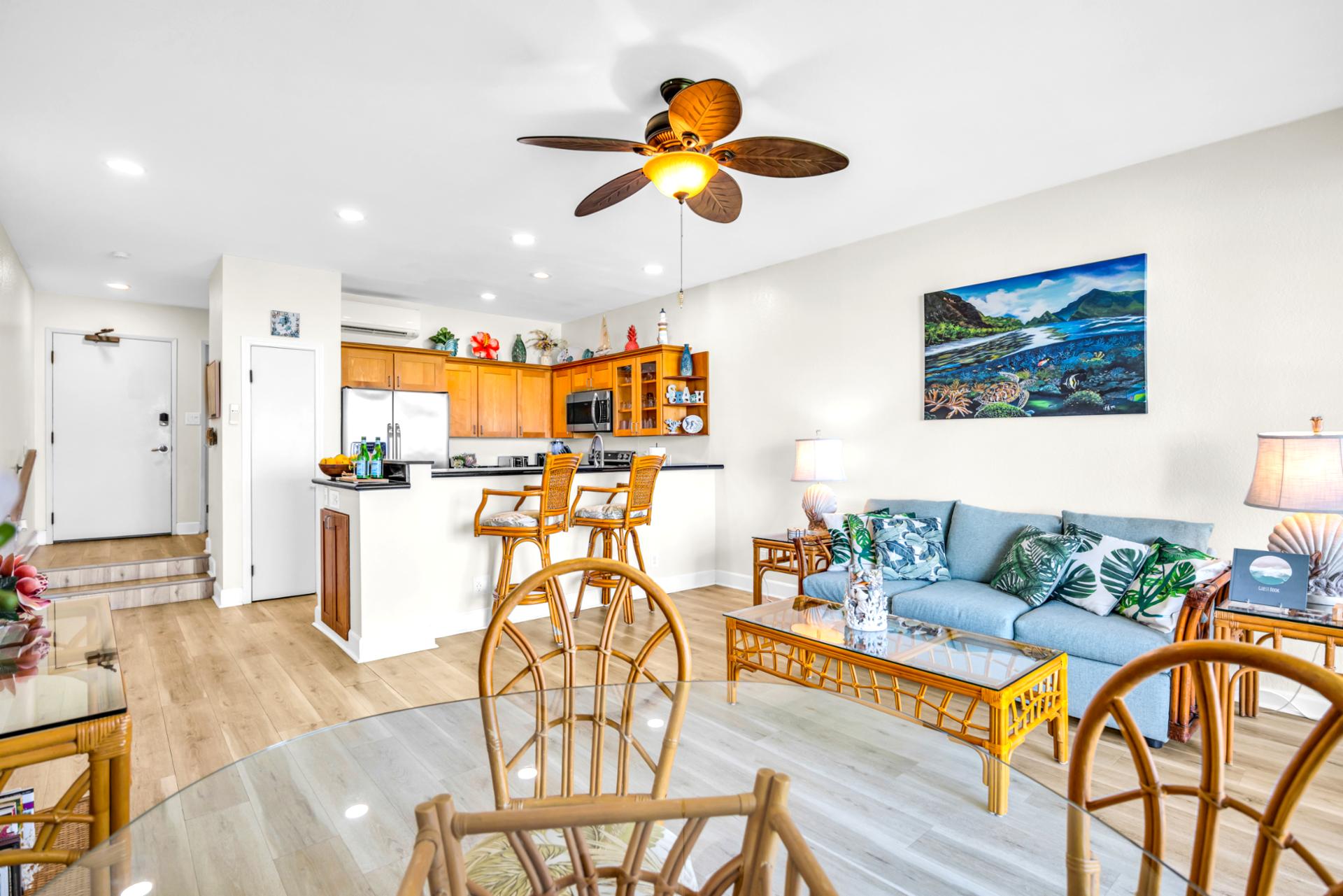 The open floor plan creates the perfect setting to enjoy each other's company NAP-B42