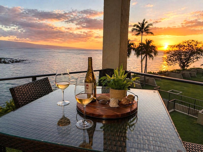 Enjoy a glass of wine while overlooking the Pacific Ocean NAP-C19