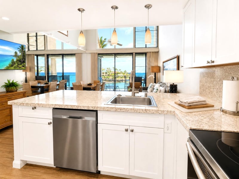 The kitchen is fully equipped with modern appliances and generous prep space NAP-C19