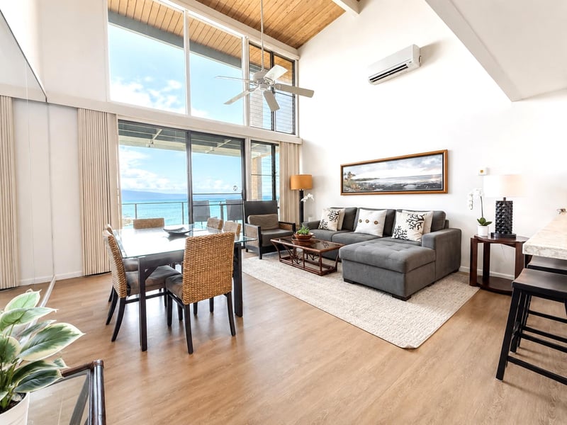 Open-plan layout connects the living and dining spaces for effortless entertaining NAP-C19
