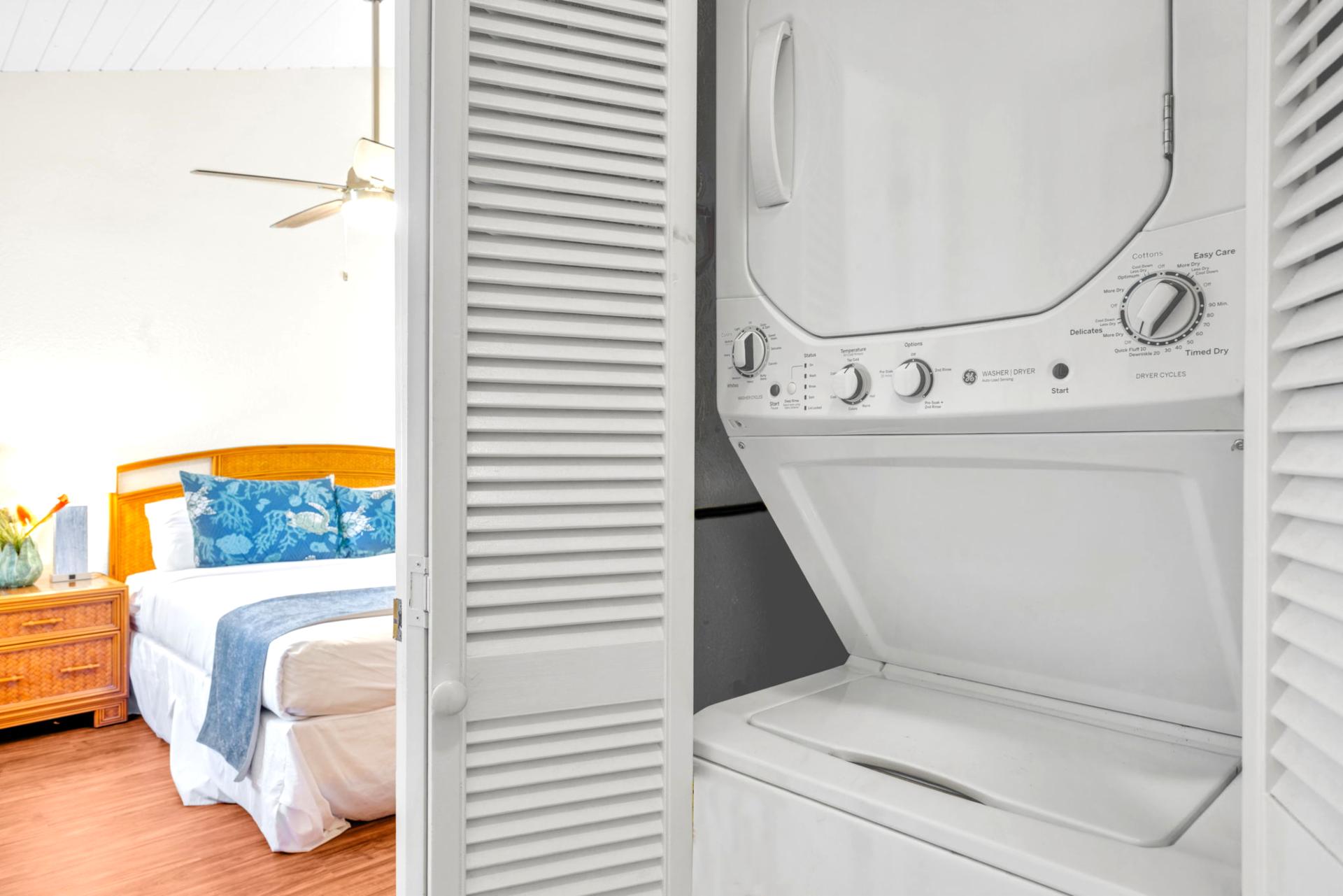 In-unit washer and dryer for your convenience—perfect for extended stays. NAP-C37