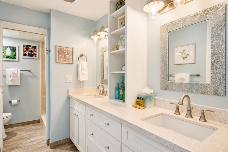 Bathroom with spacious dual vanity, premium finishes, and thoughtful design.