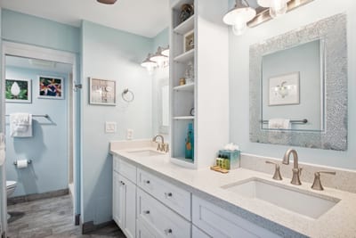 Bathroom with spacious dual vanity, premium finishes, and thoughtful design.