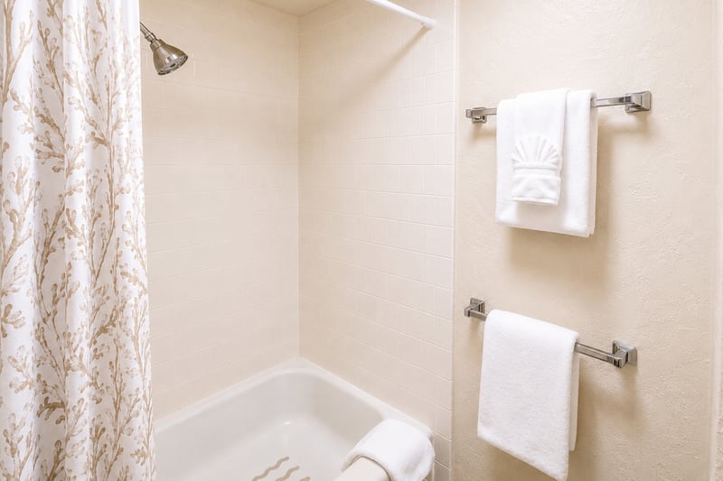 Freshen up in the clean and well-appointed bathroom before heading out for another unforgettable day on Maui