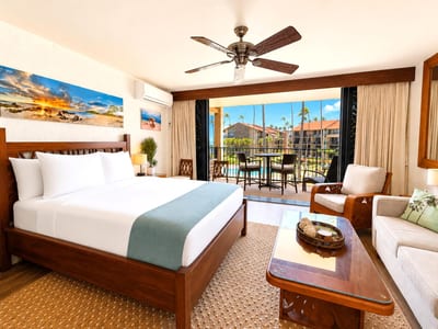Wake up and step out to ocean and resort views
