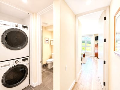 Enjoy the convenience of in-home laundry throughout your Maui stay