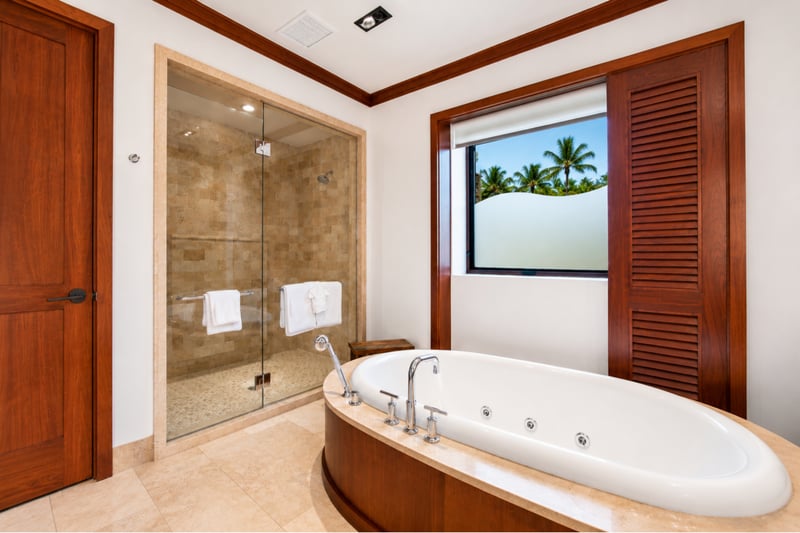 Soak the day away in your private spa-inspired retreat