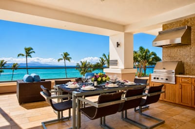 Gather for an island-inspired meal overlooking Maui’s sparkling waters