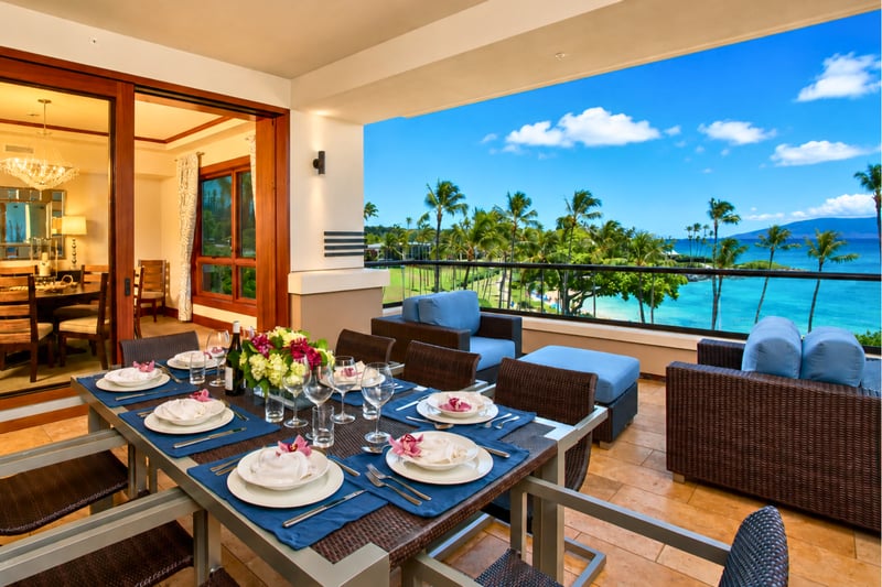 Spacious and serene, this balcony is your front row seat to oceanfront bliss MON-1303
