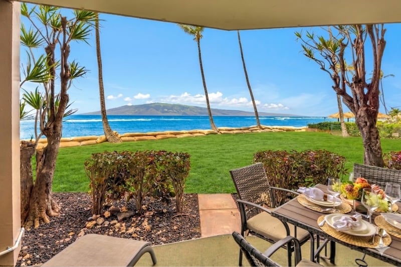 Step onto your private lanai and take in the stunning ocean views VIR-107