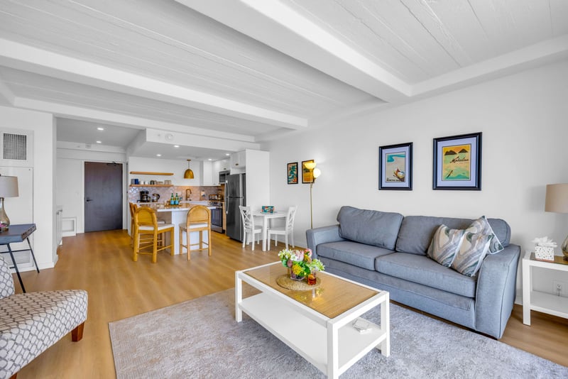 Open living with space for everyone to relax