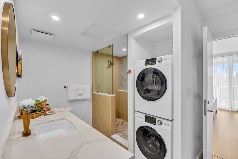 Travel light with your own washer and dryer