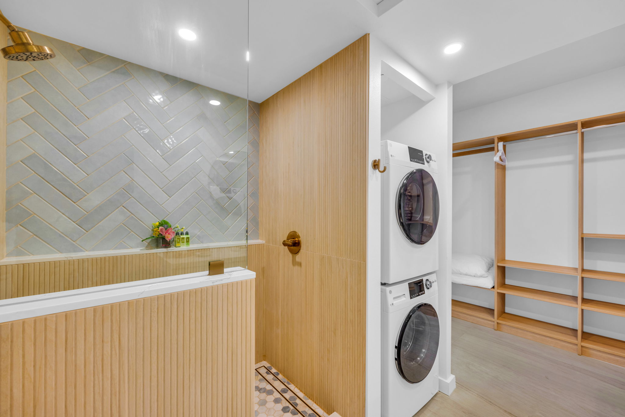 Vacation ease with laundry right at home
