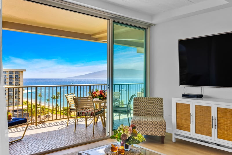Your private retreat with stunning views just beyond the sliding doors.