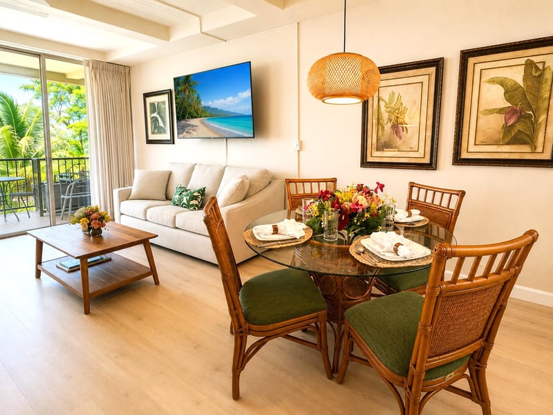 Dining area perfect for meals before beach adventures WH2-465