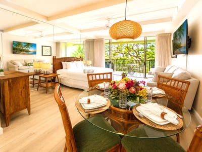 Gather for memorable island meals in comfort
