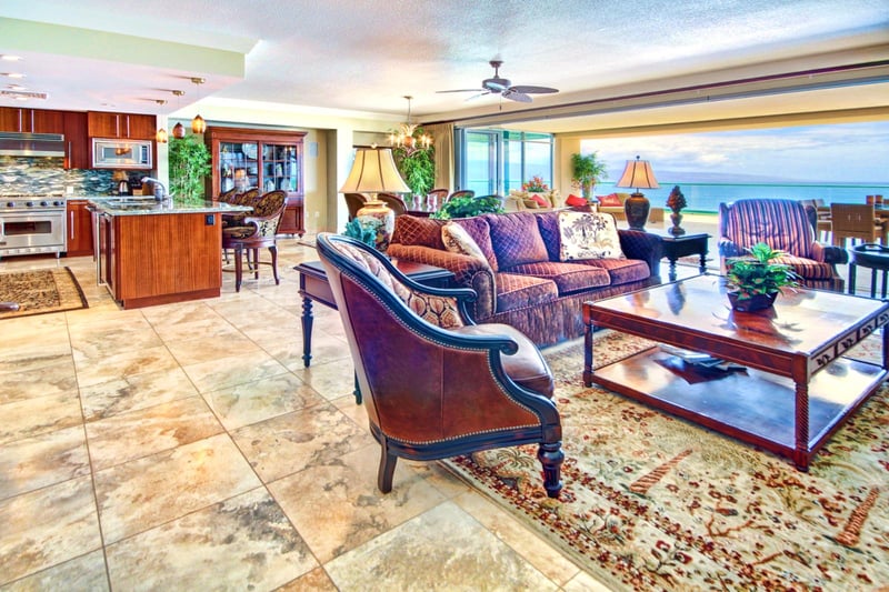 Spacious and sunlit this coastal-inspired lounge is made for effortless gathering

