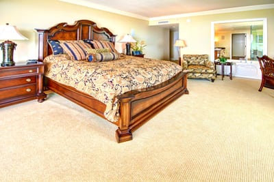 Classic design and calm surroundings make this master suite a true escape