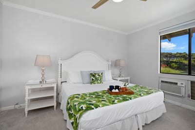 With windows that open to golden skies and linens fresh as sea foam, this room makes even naps feel like a celebration GCH-120