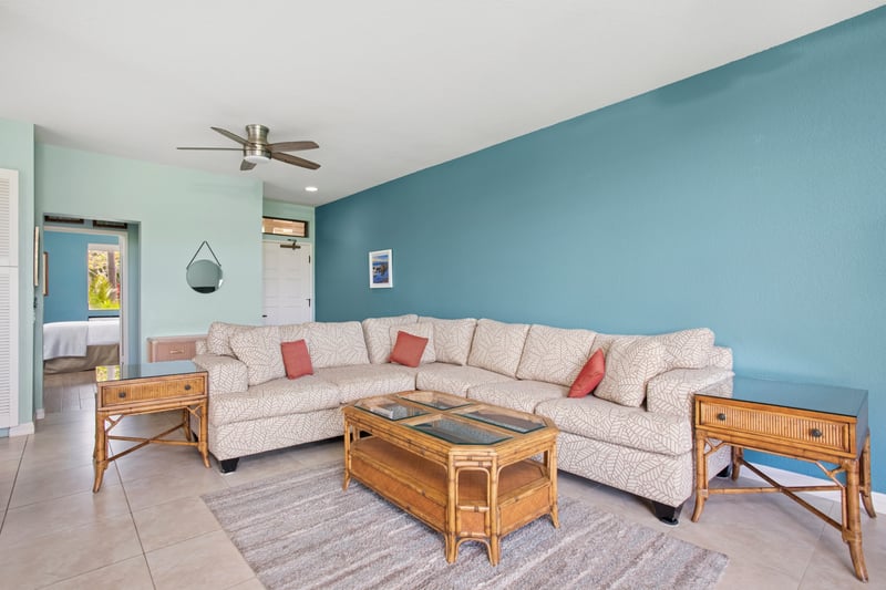 Comfortable living space ideal for gathering with friends and family