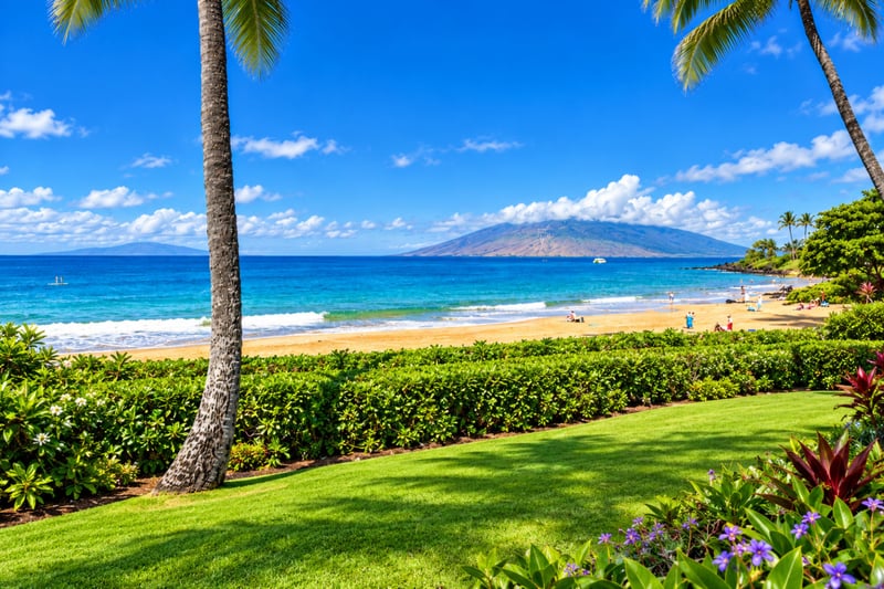 The ocean is only steps from your private lanai.