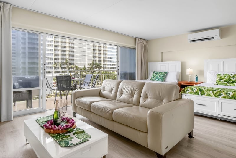 Relax and unwind while enjoying beautiful views from the comfort of your suite. ILK-437
