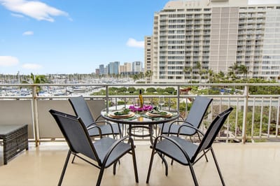 Spacious lanai offering the perfect setting for relaxing in paradise.