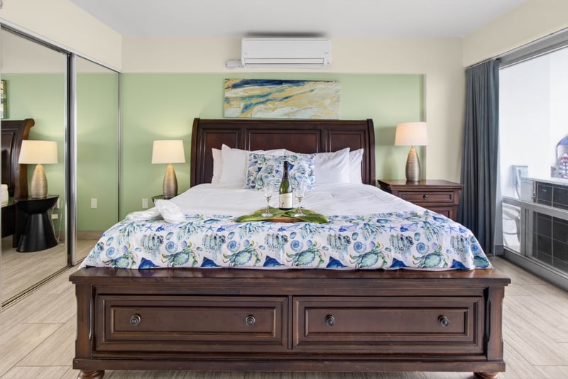 Beautifully styled bedroom area offering a restful ambiance and generous layout. ILK-732