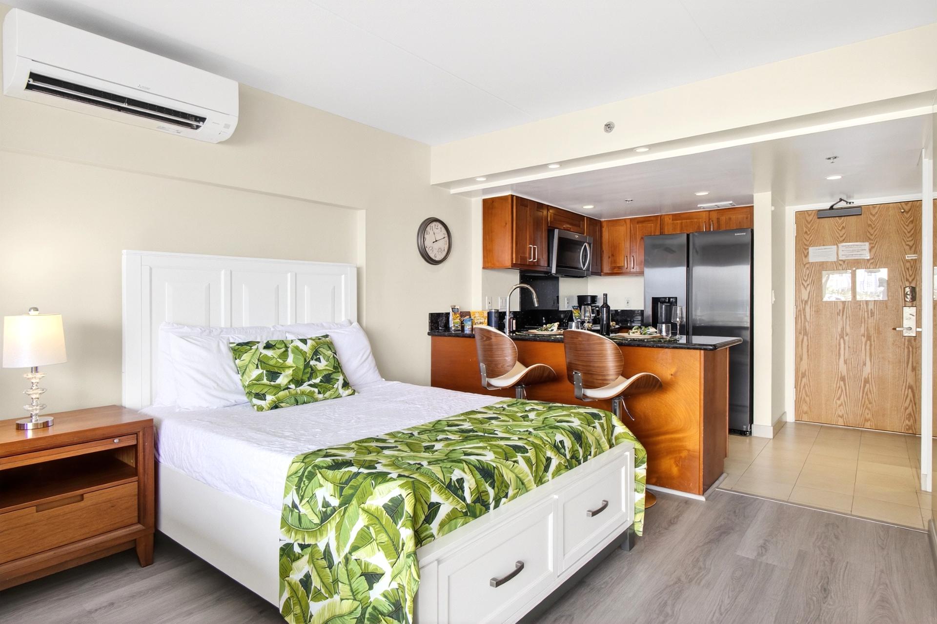 Relax after a day on the island in luxurious hotel grade linens