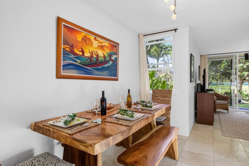 Gather around the dining table after a day exploring Oahu