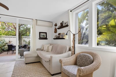 Cozy living room with garden views and plenty of space to unwind