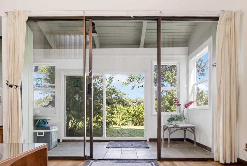 Step onto the lanai and enjoy peaceful garden views