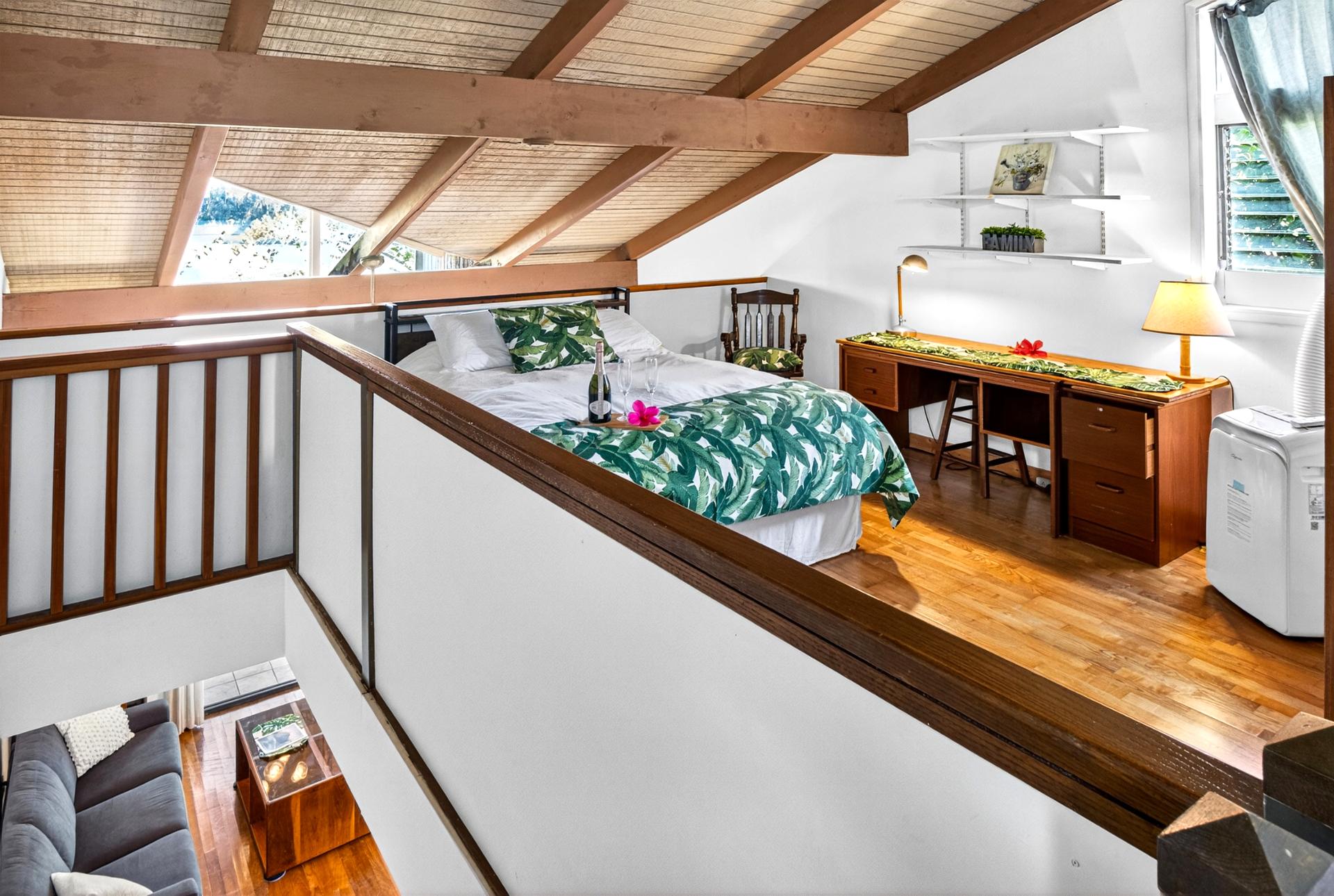 A peaceful sanctuary in the treetops—where cozy wooden floors meet rustic charm and morning sun kisses your pillow    