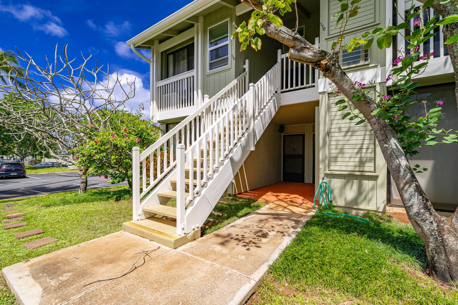 Ascend to comfort and calm—this leafy path leads not just to a home, but to your personal slice of Maui magic    