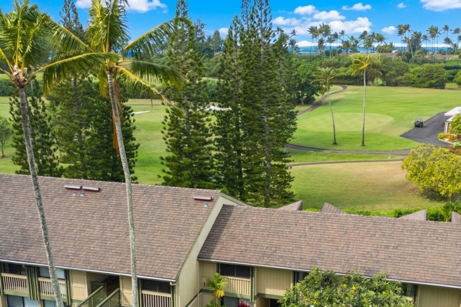Your home is situated only steps from the Pacific Ocean, with beautiful views of the famous George Fazio Golf Course.