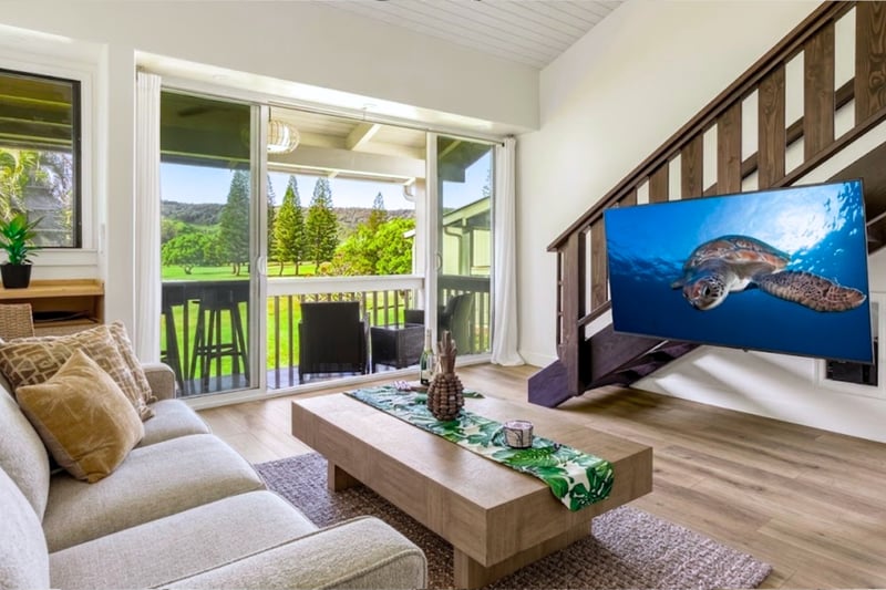 Sink into the sofa for a cozy movie night after a long day of exploring—your perfect sanctuary for relaxation. KUL-W145