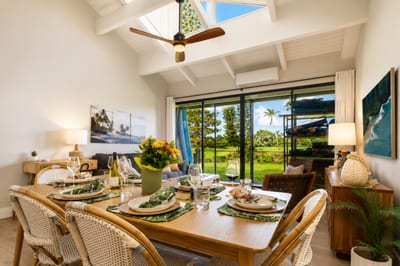 Your eight-seat dining table is perfect for slow breakfasts, local takeout, or card games with friends. This large table offers the option to pull up an extra seat or easily squeeze more on the bench.