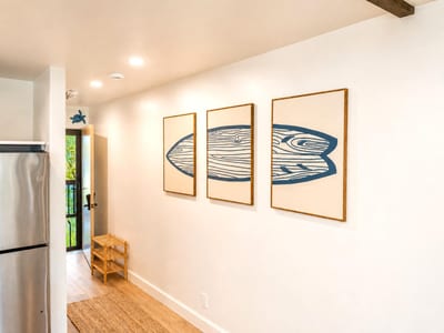 The interior has been updated with new art pieces and furnishings KUL-W145
