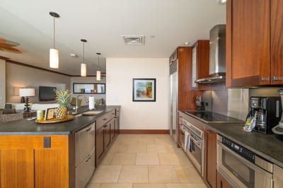 The oven range is fit for a five-star feast—or at the very least, a legendary grilled cheese with ocean views