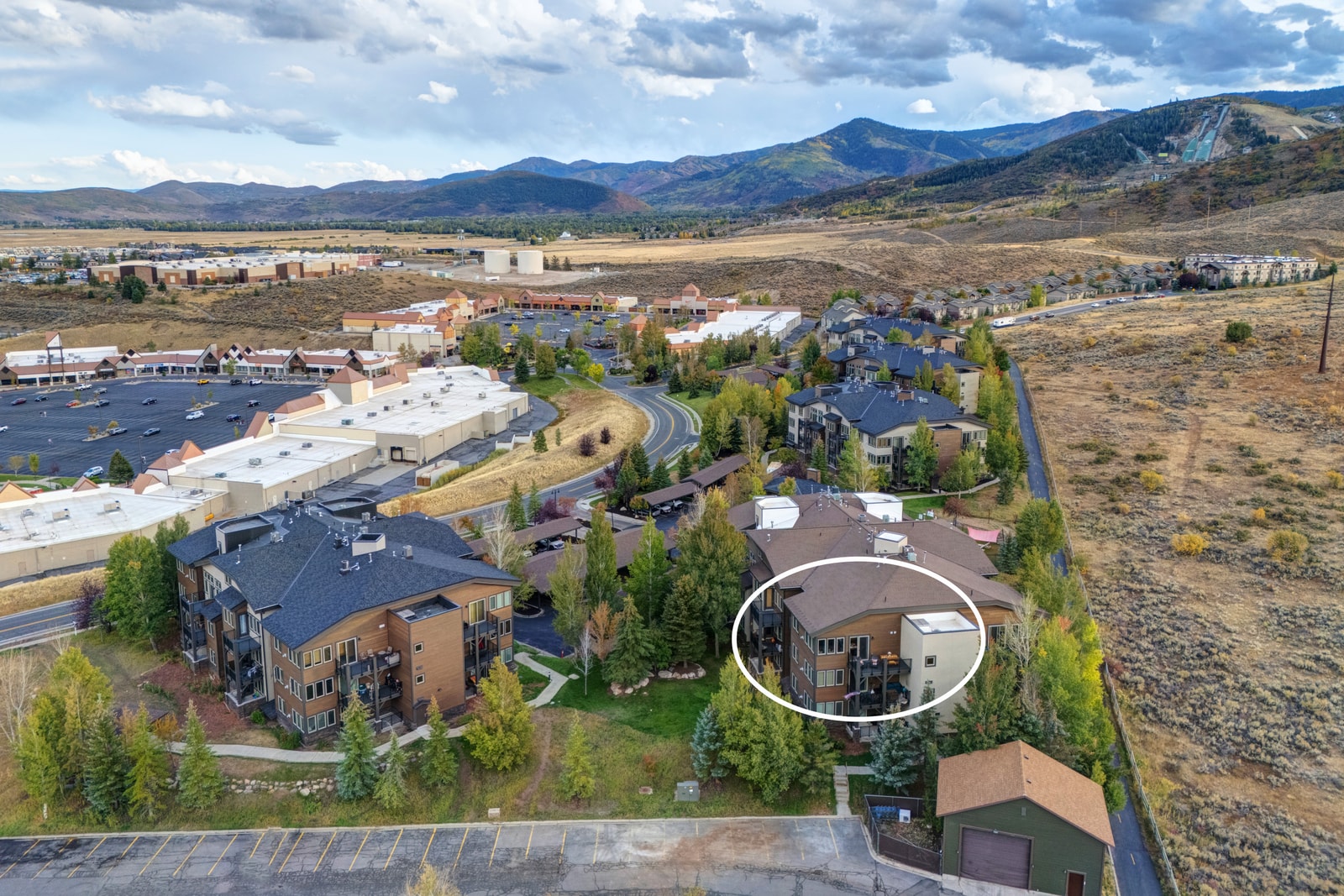 Another view of the community layout highlights your quiet corner of the complex.