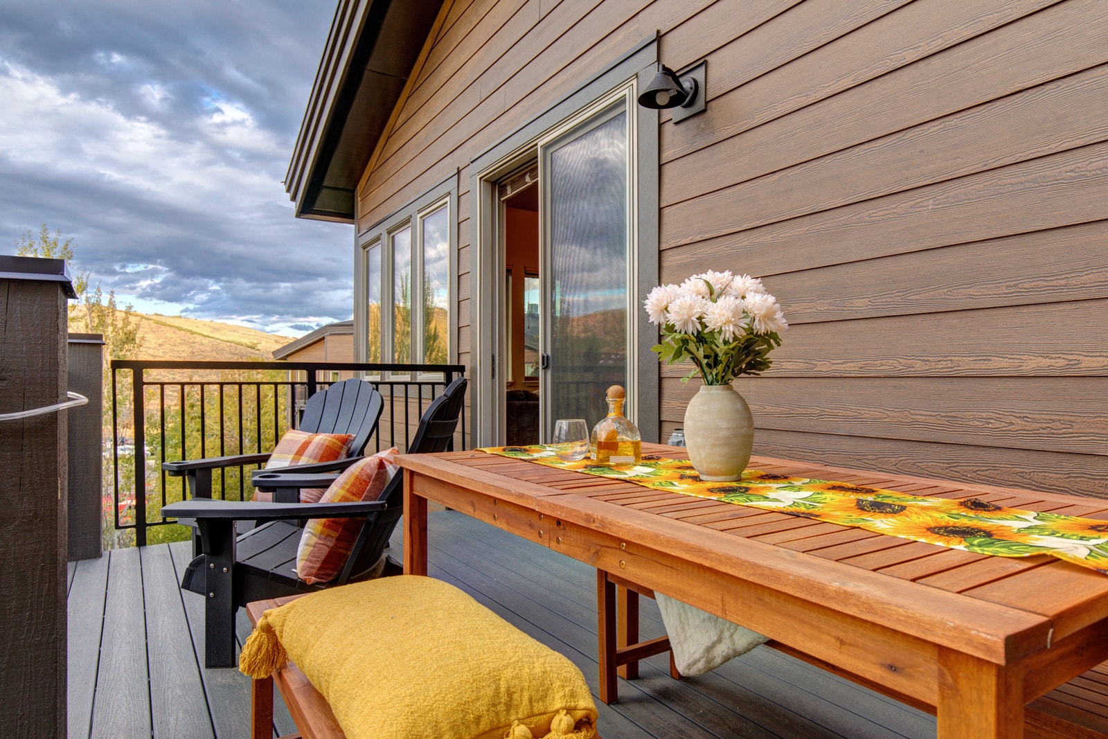 Dine al fresco, sip wine at sunset, or soak in the views from your oversized balcony.